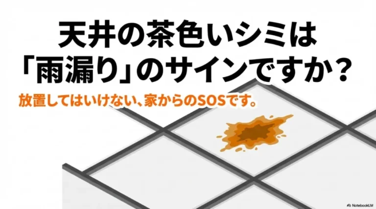 天井の雨漏りを根本解決！原因特定から修理費用、保険活用まで徹底解説