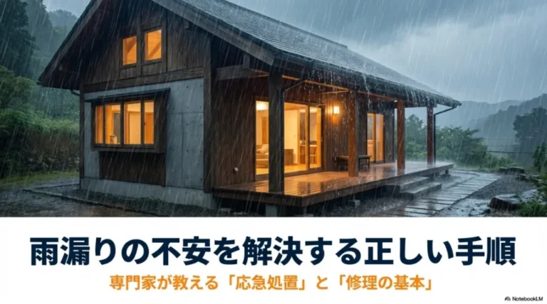 雨漏りの修理方法と正しい直し方は？プロが教える資産価値を守る全知識