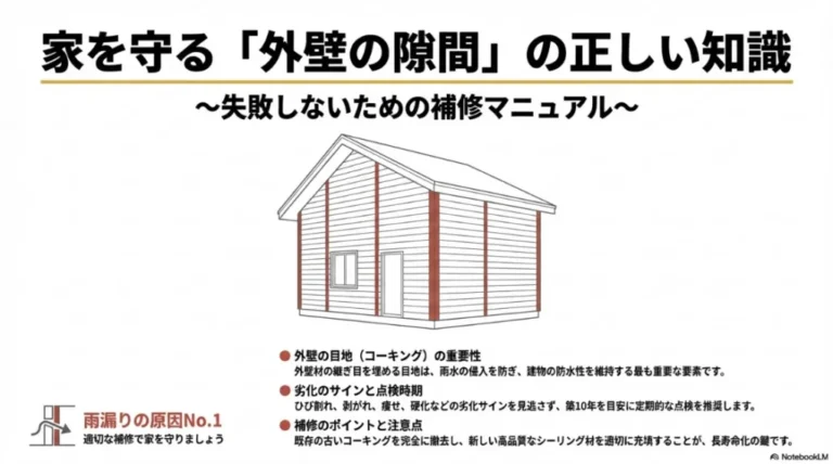 シーリングとコーキングの違いを外壁の専門家が分かりやすく解説！