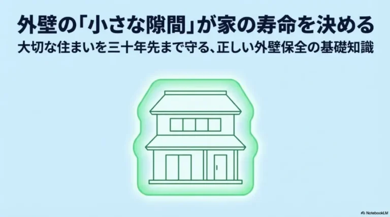 シーリングと外壁塗装で住まいを長持ちさせるための完全ガイド