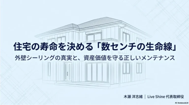 窯業系サイディングを支えるシーリングの役割と長持ちさせるメンテナンス術