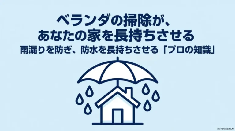 戸建てベランダの防水メンテ！正しい掃除と業者の選び方
