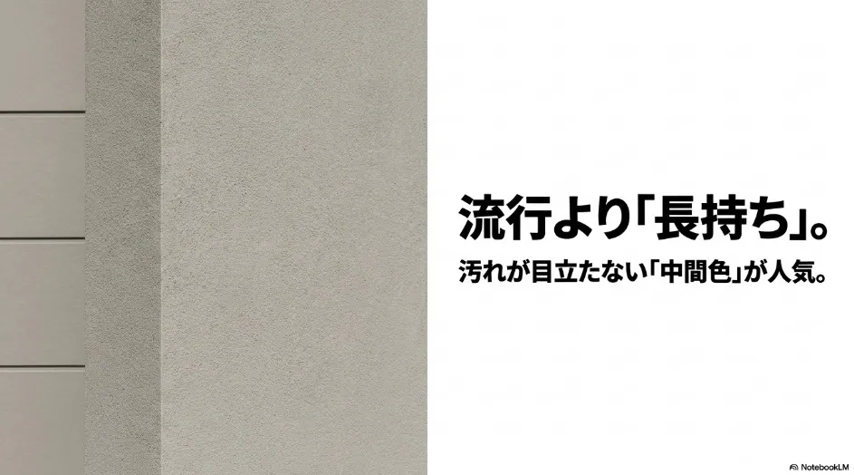 流行より長持ち 汚れが目立たない中間色が人気